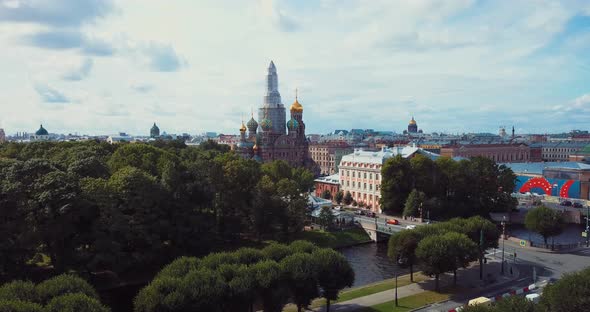 Panorama Of The Center Of St. Petersburg