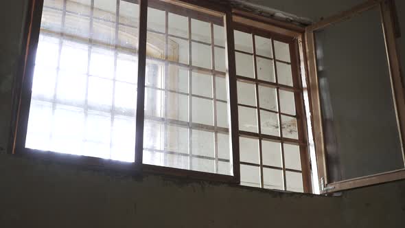 Empty Jail Cells. Prison Interior.  Prison Cells Bars on Window. Jail, Detail 4K Video