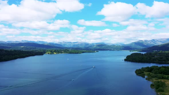 Windermere Lake District Aerial Drone Sc22