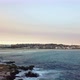 Aerial drone shot of Bondi Beach coastline at sunset 4k - VideoHive Item for Sale