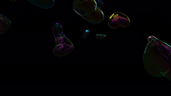 Heart Bubble Fall