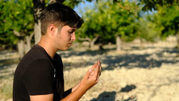 Muslim Prayer Outdoor