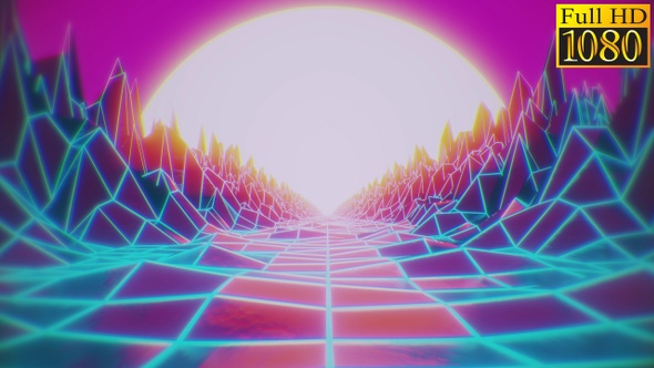 Retrowave Vj Loops Pack V5