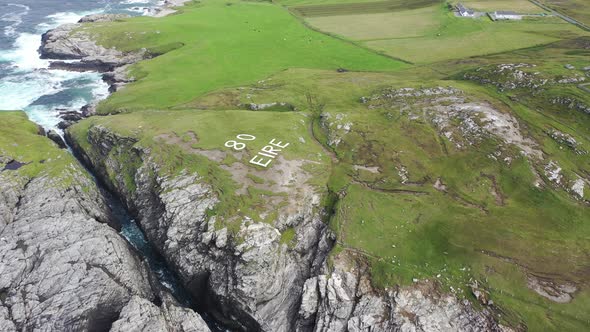 Flying Above Malin Head in County Donegal - Ireland
