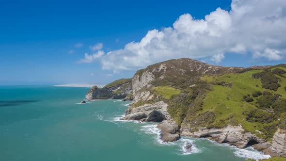 Coast of New Zealand timelapse