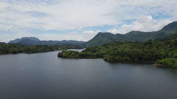 Aerial View of the New Zealand Fjords