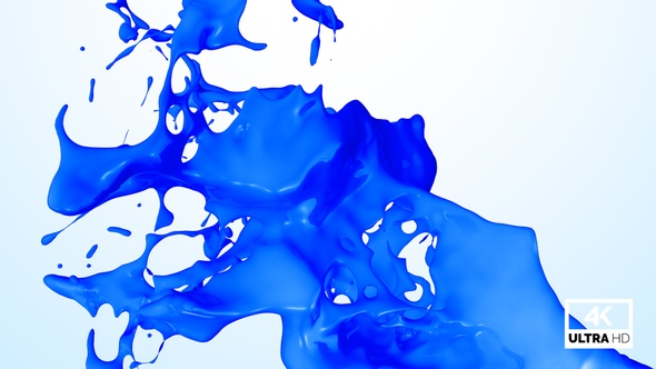 Splash Of Blue Paint V3