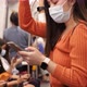 Young asian woman cover mouth , wear medical face mask to protect viruses - VideoHive Item for Sale