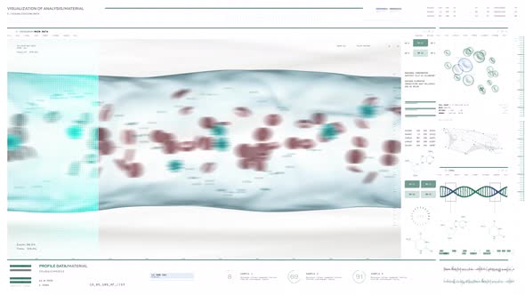 Health examination tech is detecting covid-19 disease in the patients blood alt