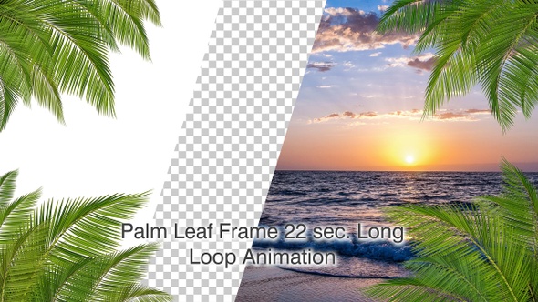 Palm Leaf Frame Loop alt