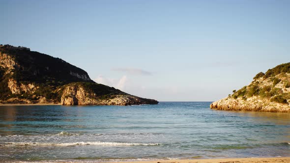 Voidokilia Beach in Greece