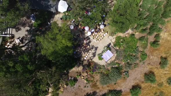 Aerial Drone Video of Wedding Ceremony 