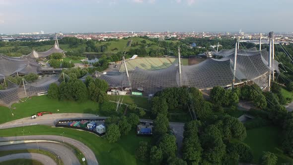 Aerial of the Olympic Park