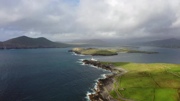 Beautiful View of Valentia Island Lighthouse at Cromwell Point, Locations Worth Visiting on the Wild