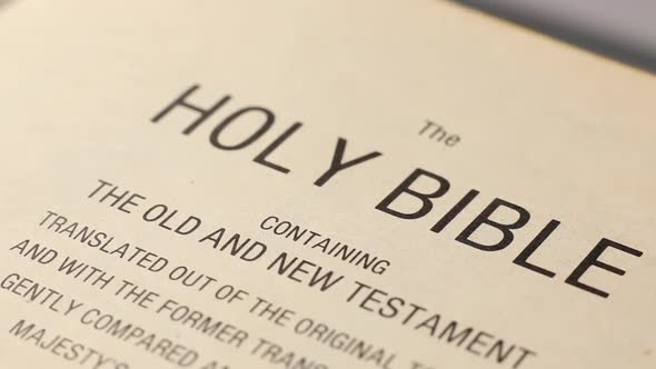 Old Holy Bible