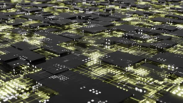 Abstract Circuit Board HD