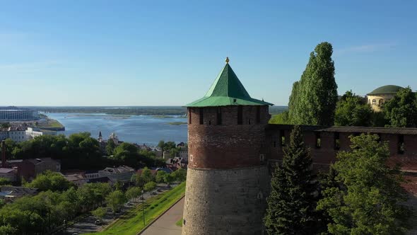 An Ancient Fortress in a Russian City