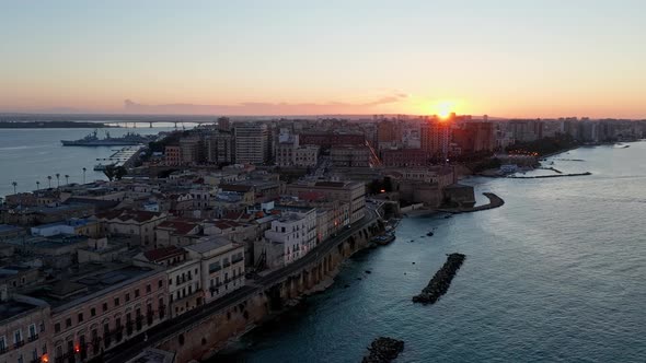 Aerial view of Taranto