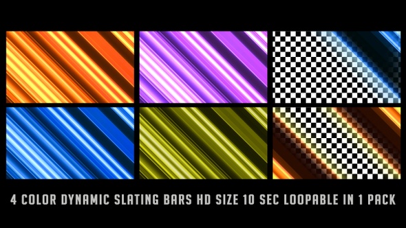 Dynamic Slanting Bars V01