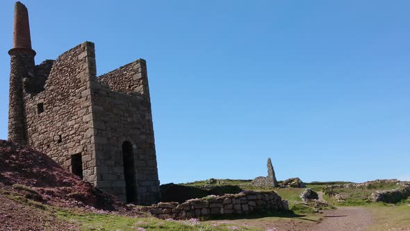 The Poldark famous tin and copper mine location known as wheal leisure. The real name is wheal owles