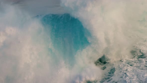 Giant Wave Crashing