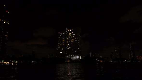 City River At Night