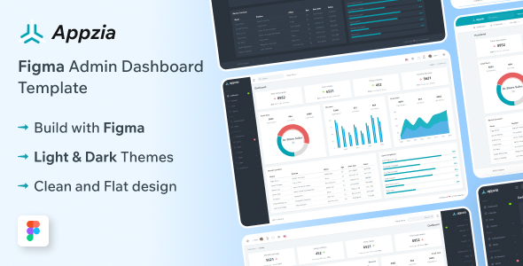 Appzia - Figma Admin & Dashboard Template