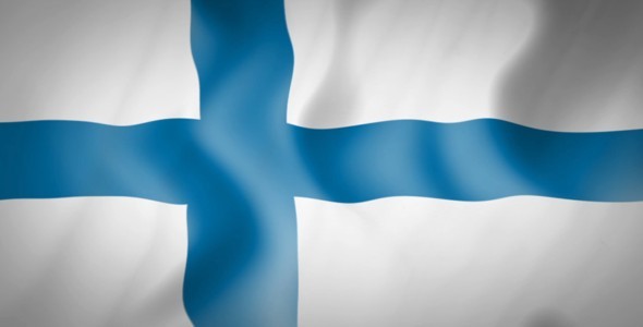 Silk Flag Animation of Finland