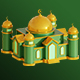 Mosque 3D Illustration - 3DOcean Item for Sale