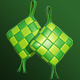 Ketupat 3D Illustration - 3DOcean Item for Sale