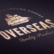 Vintage Overseas Logo Template - GraphicRiver Item for Sale