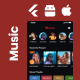 Music Streaming & Audio Player Full Application | Music & Radio App | Musicvic - CodeCanyon Item for Sale