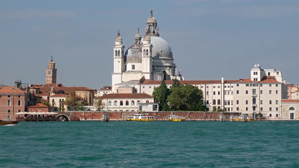 Hyperlapse of Basilica Di Santa Maria Della Salute, Venice