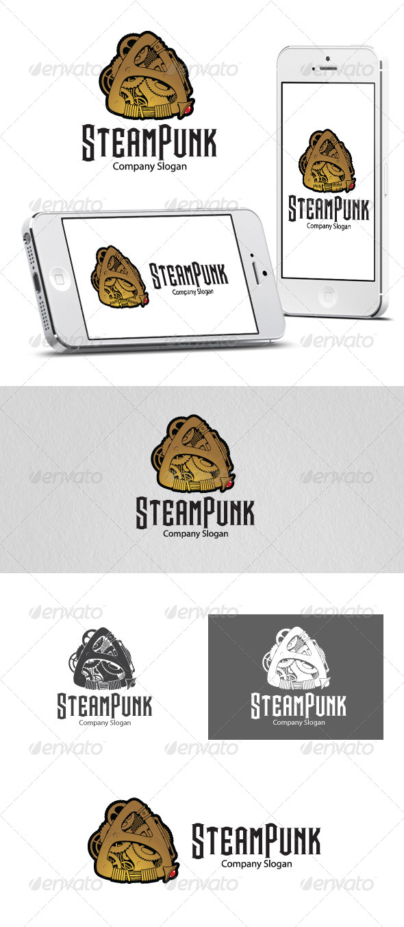 Steam Punk Logo Template