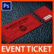 Valentine's Event Ticket - GraphicRiver Item for Sale