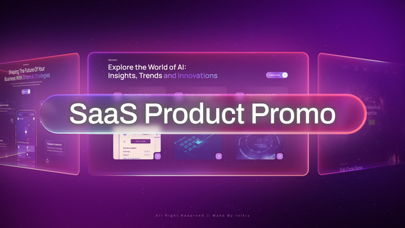 SaaS Product Promo - Ai Website Intro