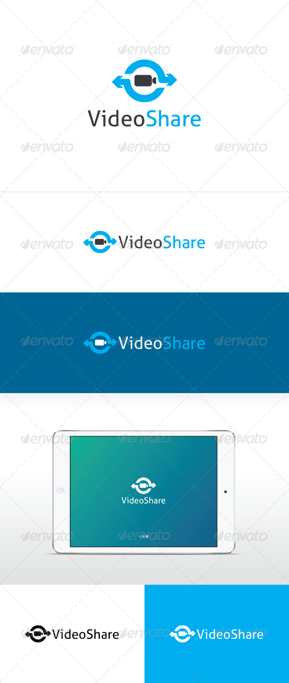 Video Share Logo Template