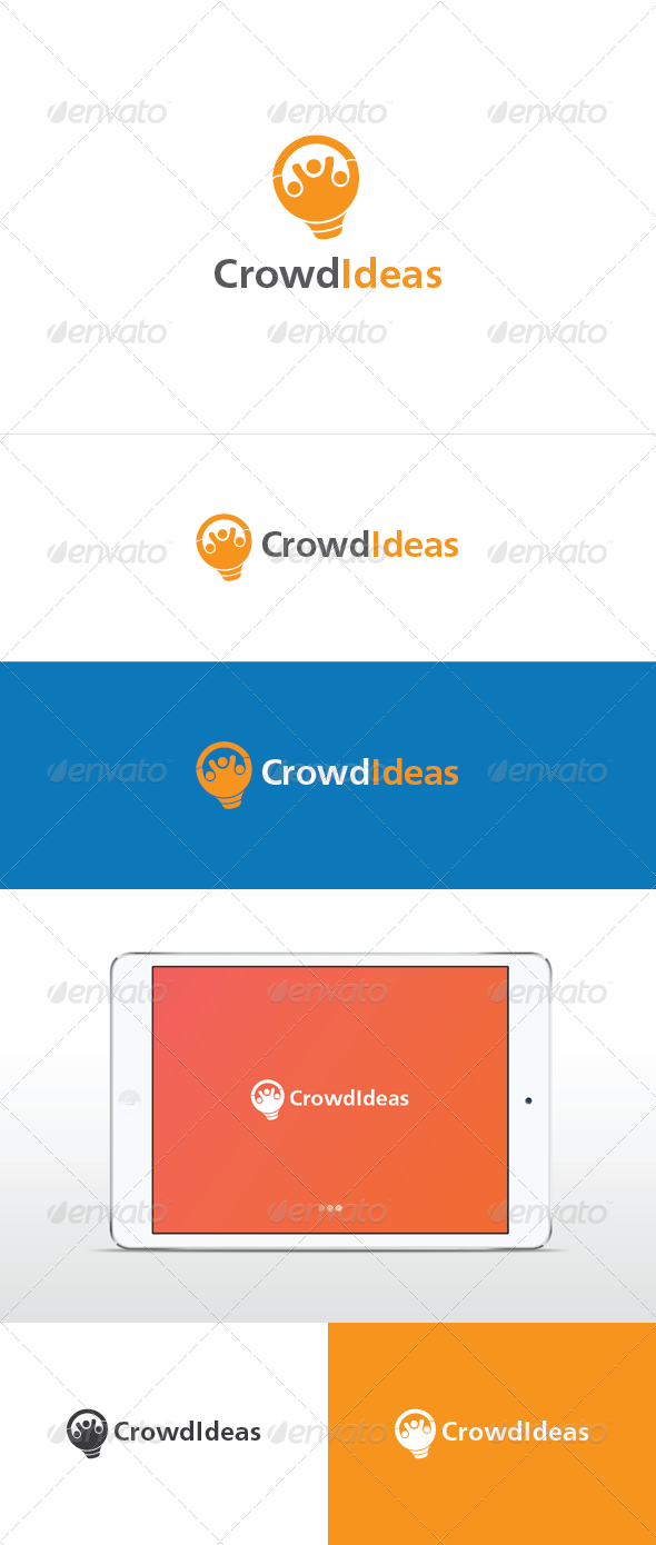 Crowd Ideas Logo Template
