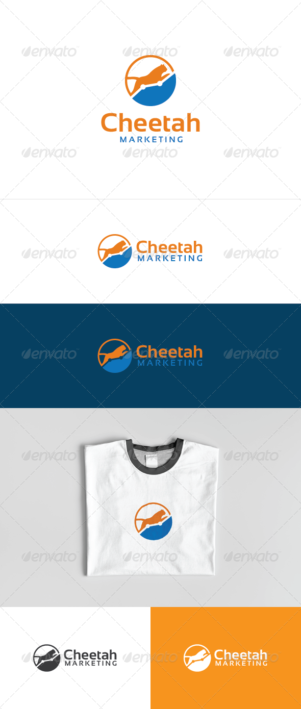 Cheetah Marketing Logo Template