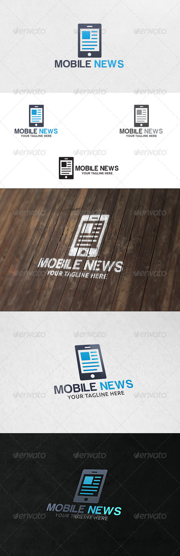 Mobile News - Logo Template
