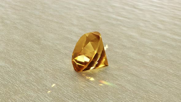 Golden Yellow Color Heliodor Beryl Oval Cut