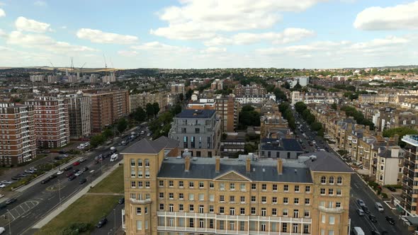 Aerial Establisher Residential Neighborhoods In Brighton Uk