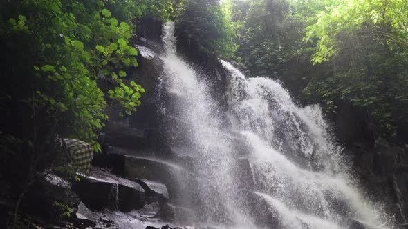 Beautiful Tropical Waterfall. Bali,Indonesia