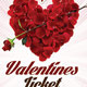 Valentines Day Ticket - GraphicRiver Item for Sale