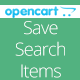 Save Search Items In Opencart - CodeCanyon Item for Sale