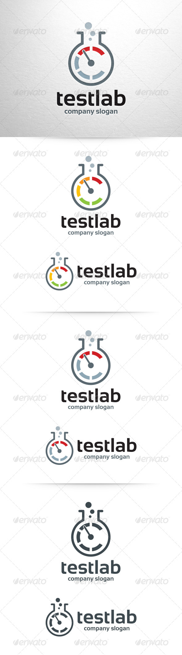 Test Lab Logo Template