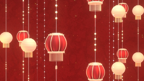 Chinese New Year Red Lanterns