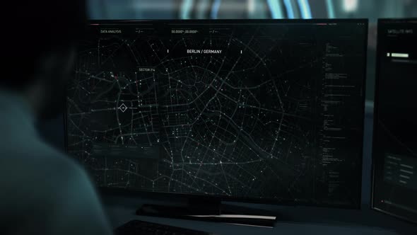 Location Surveillance software is searching for the position data of the target alt