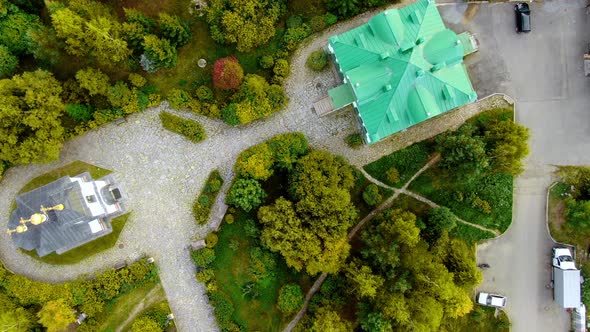 The Territory of the Monastery Top View