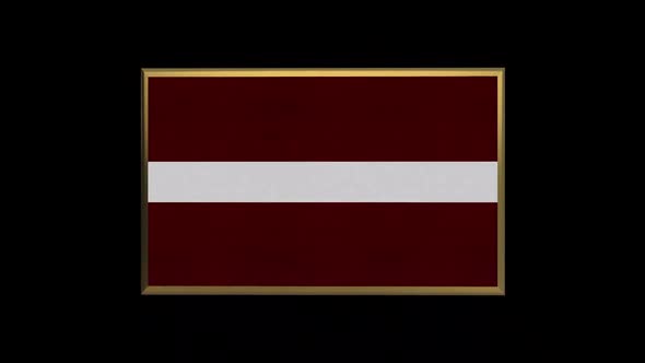 Latvia 3D Flag